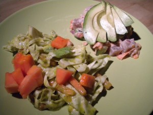 Poisson Cru and Papaya