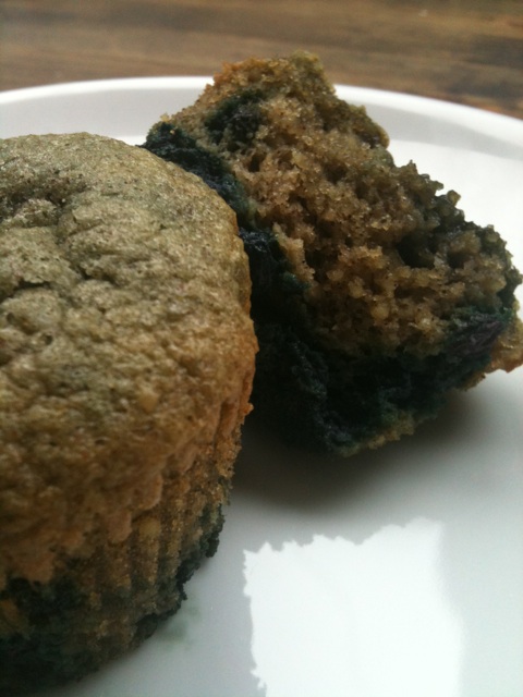 Blueberry Almond Muffins