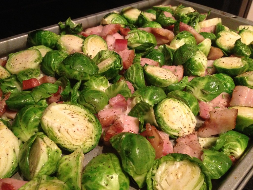 Roasted Brussel Sprouts and&nbsp;Bacon