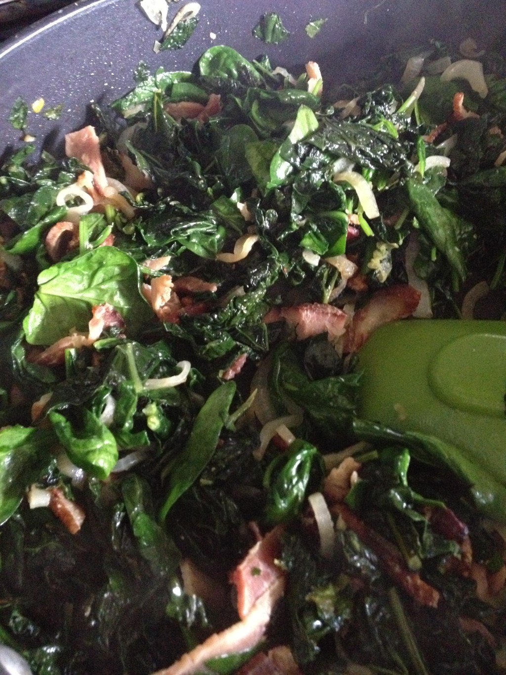 Sauteed Greens with&nbsp;Bacon