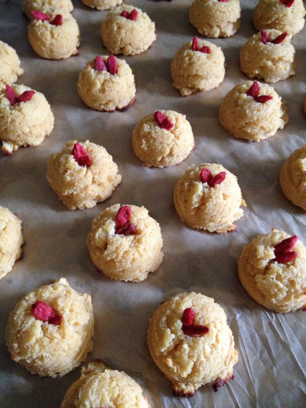 Lemon Goji Cookies