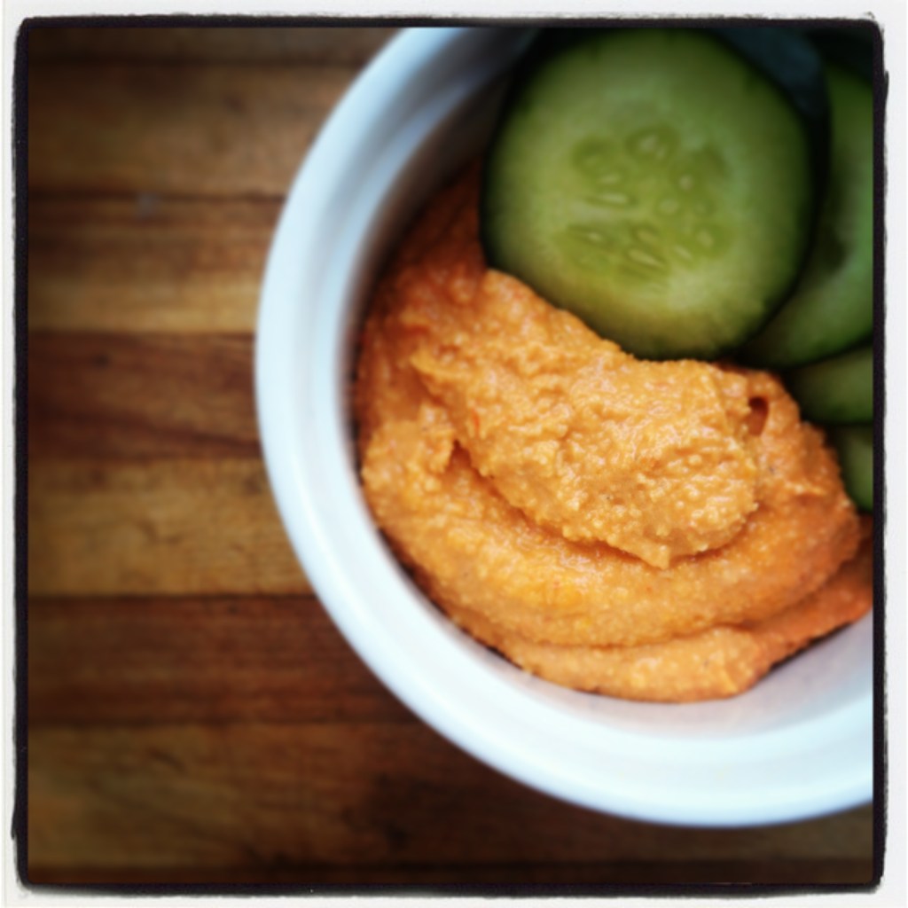 Roasted Red Pepper&nbsp;Hummus