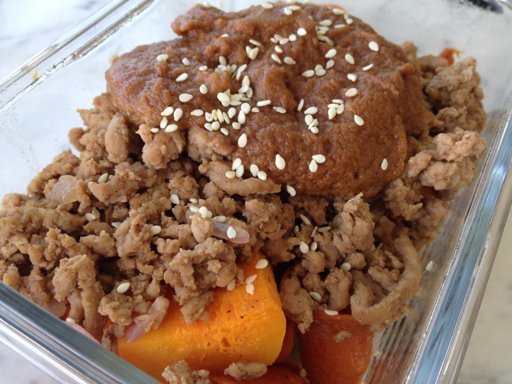 Five Spice Turkey with Maple Roasted Carrots and Tahini&nbsp;Sauce