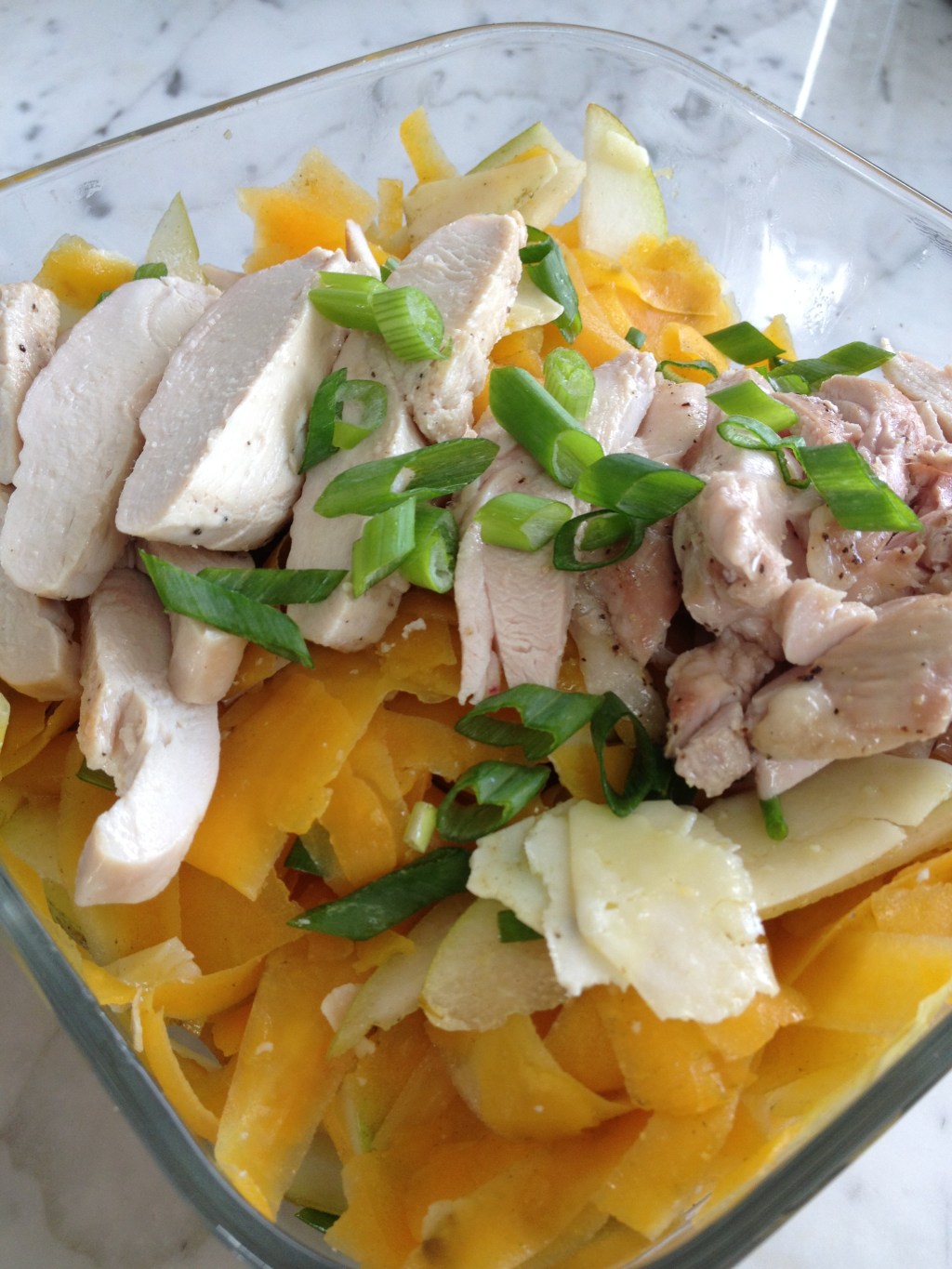 Chicken, Pear, and Parmesan with Butternut&nbsp;Pasta