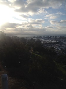Sunrise at the harbor, dramatic weather for us!