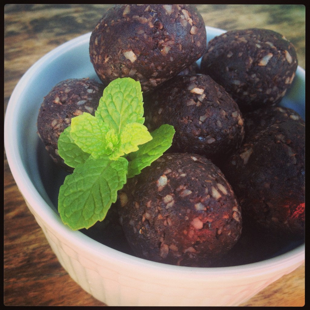 Minty Chocolate Bites
