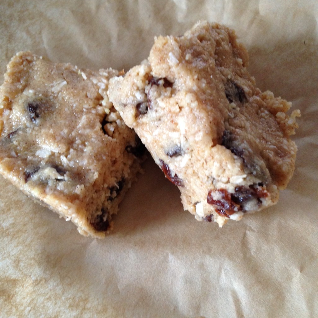 Tahini Raisin Bars