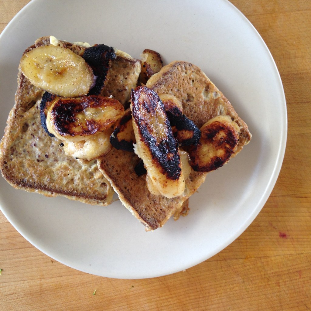 Paleo French Toast with Caramelized&nbsp;Bananas