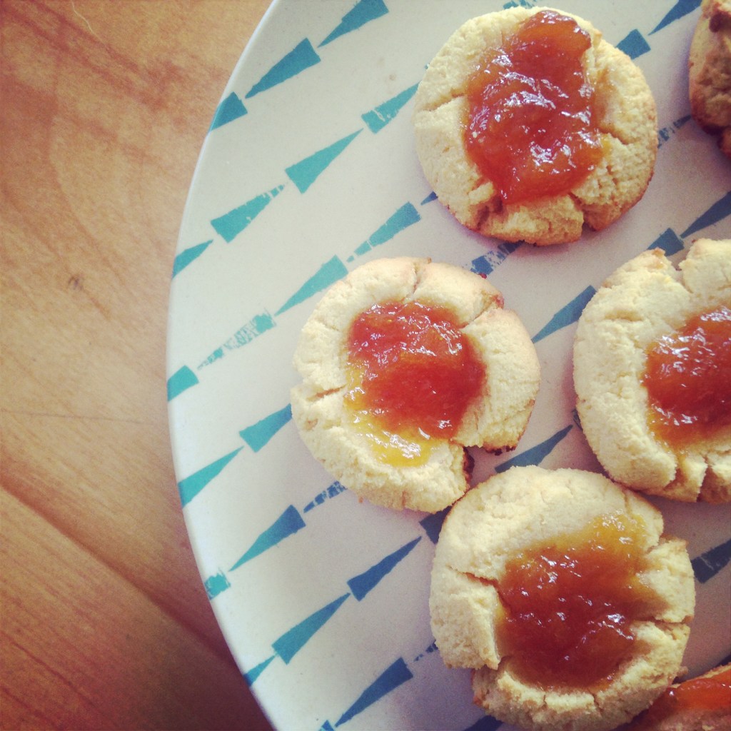 Lemon Peach Thumbprint&nbsp;Cookies