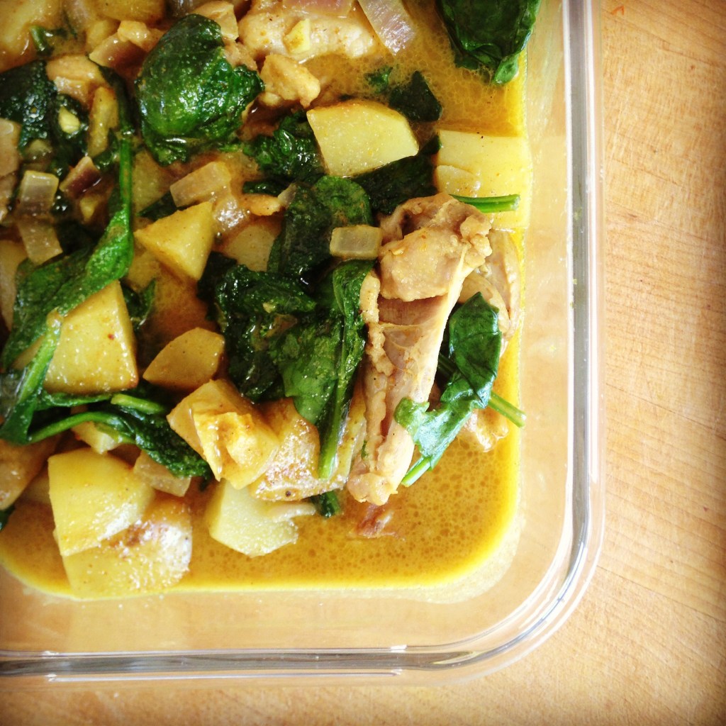 Spinach Potato Curry