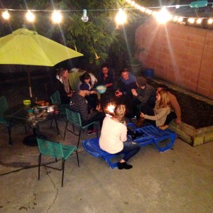 Last night's gathering. Many cookies were consumed.