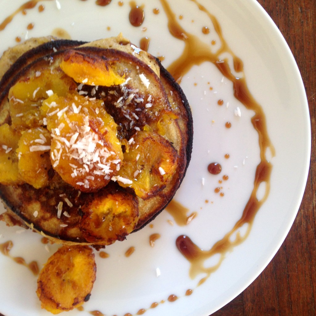 Plantain Pancakes with Ginger&nbsp;Syrup