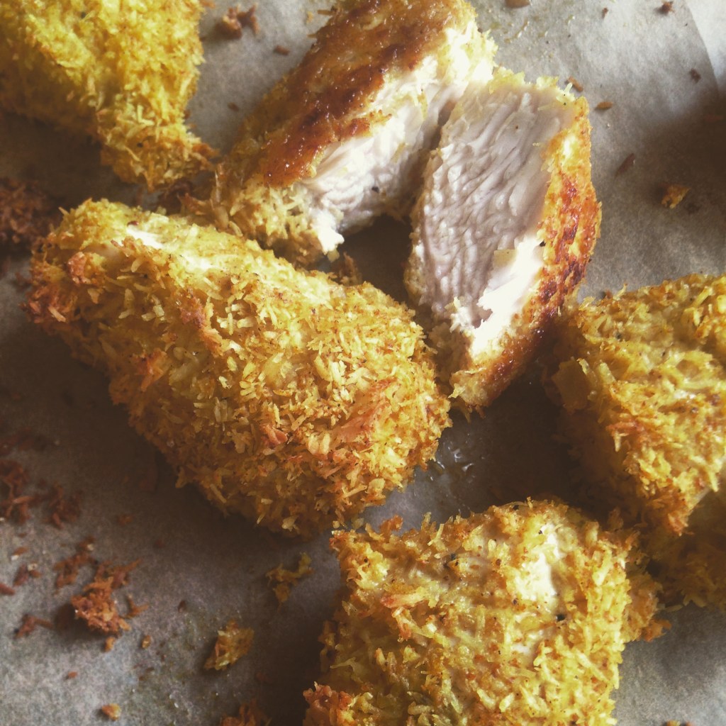 Coconut Curry Chicken Poppers with Sweet and Sour&nbsp;Sauce