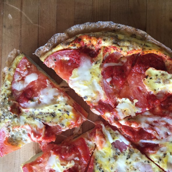 Primal Pizza Frittata, The Clean Plate