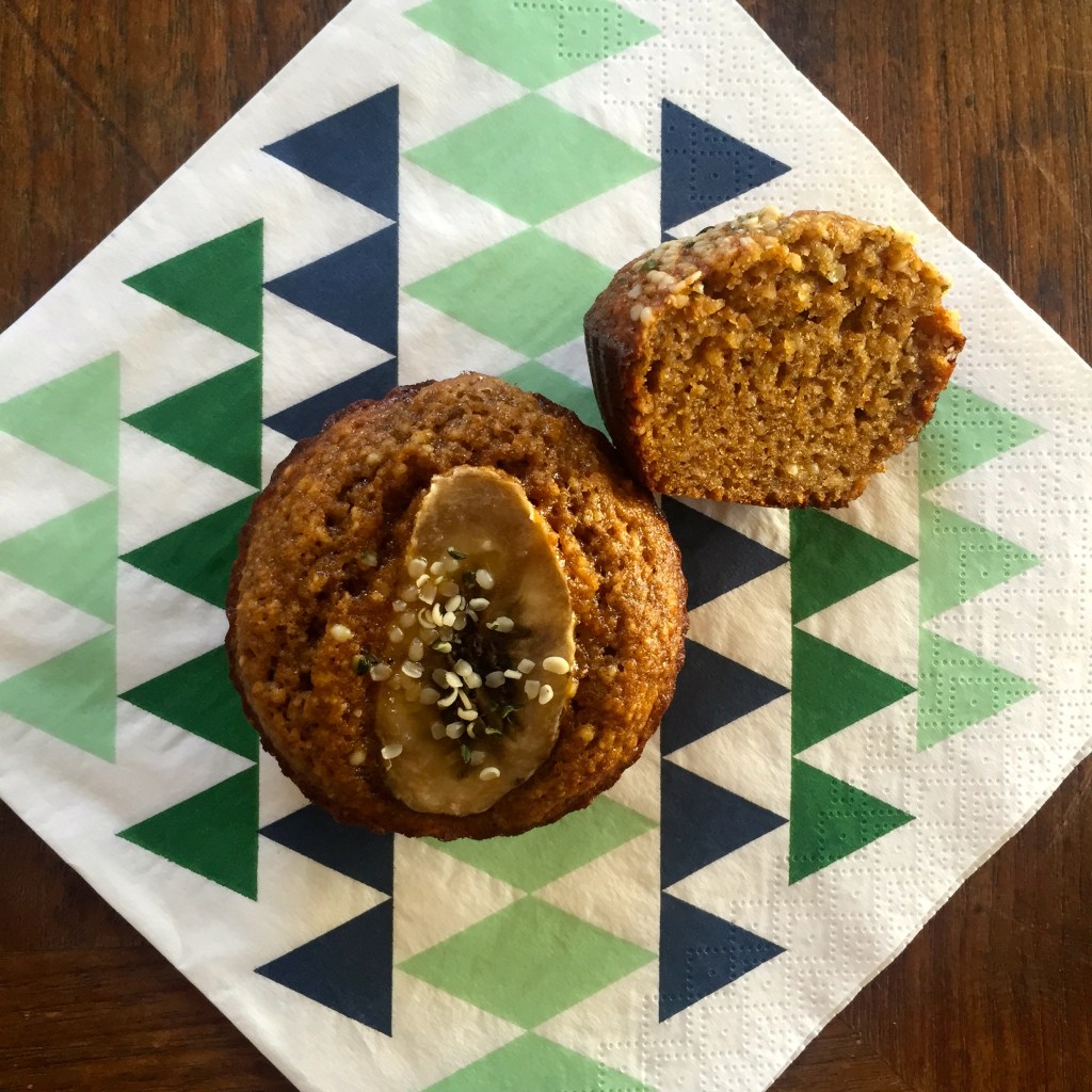 Banana Hemp Seed&nbsp;Muffins