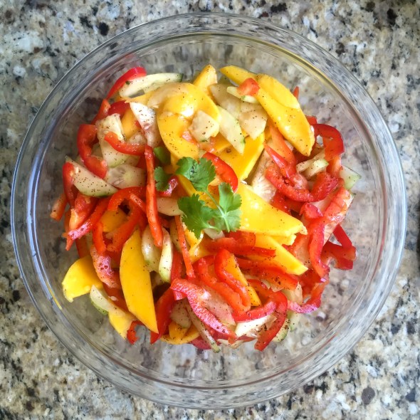 Mango Chili Lime Salad