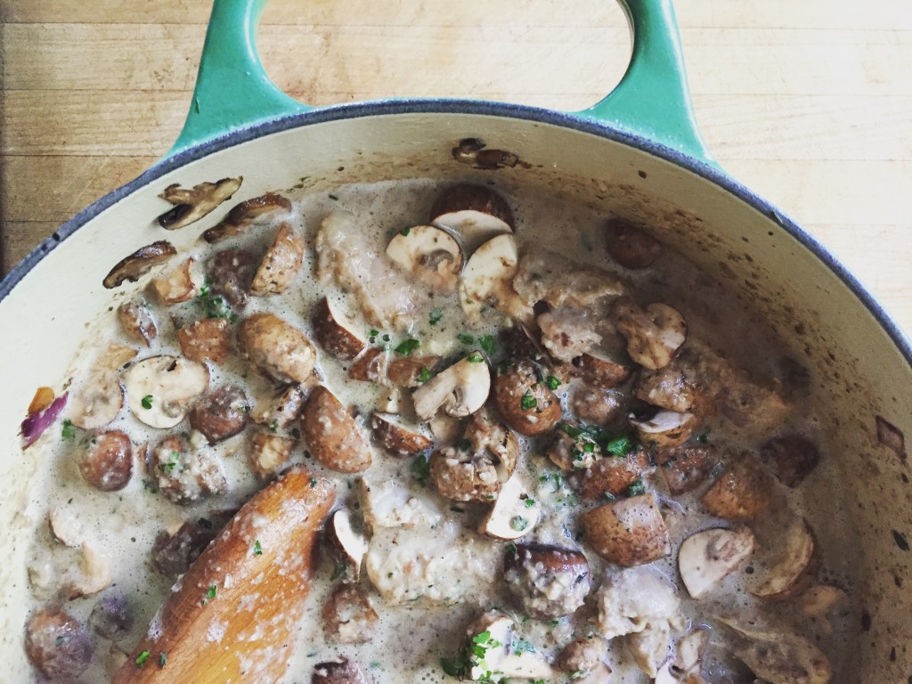 Creamy Mushroom Chicken&nbsp;Chowder