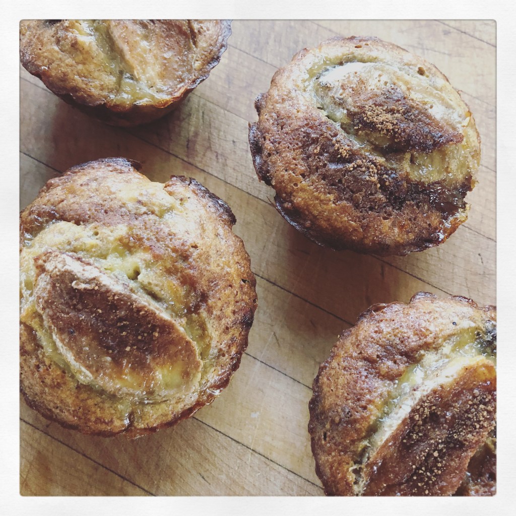 Caramelized Banana Muffins